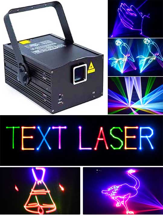 Рисующий лазерный проектор для рекламы SHOWLIGHT L1456RGB